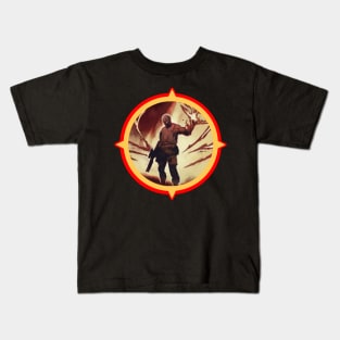 Pyromancer Feed The Flames Logo Kids T-Shirt
